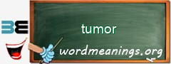 WordMeaning blackboard for tumor